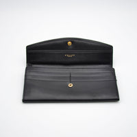 Portefeuille Celine cuir noir