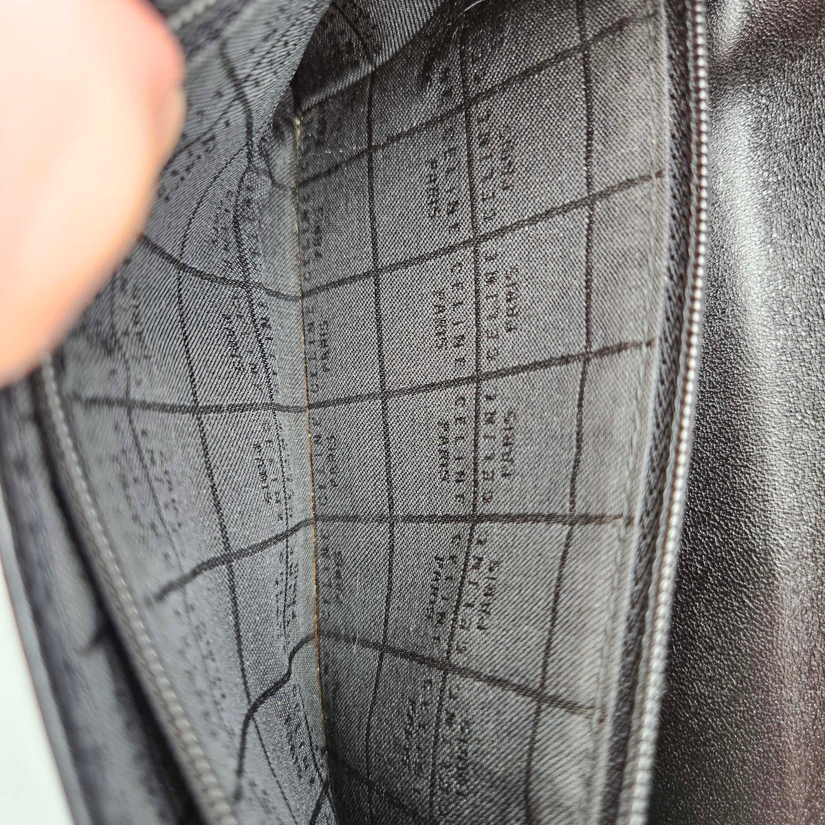 Portefeuille Celine cuir noir