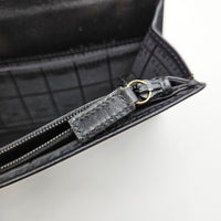 Portefeuille Celine cuir noir