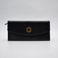 Portefeuille Celine cuir noir