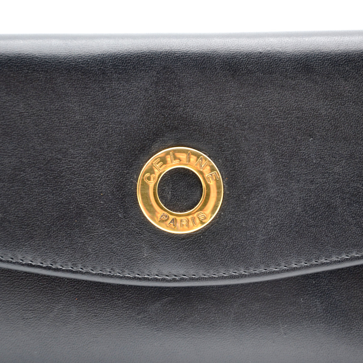 Portefeuille Celine cuir noir