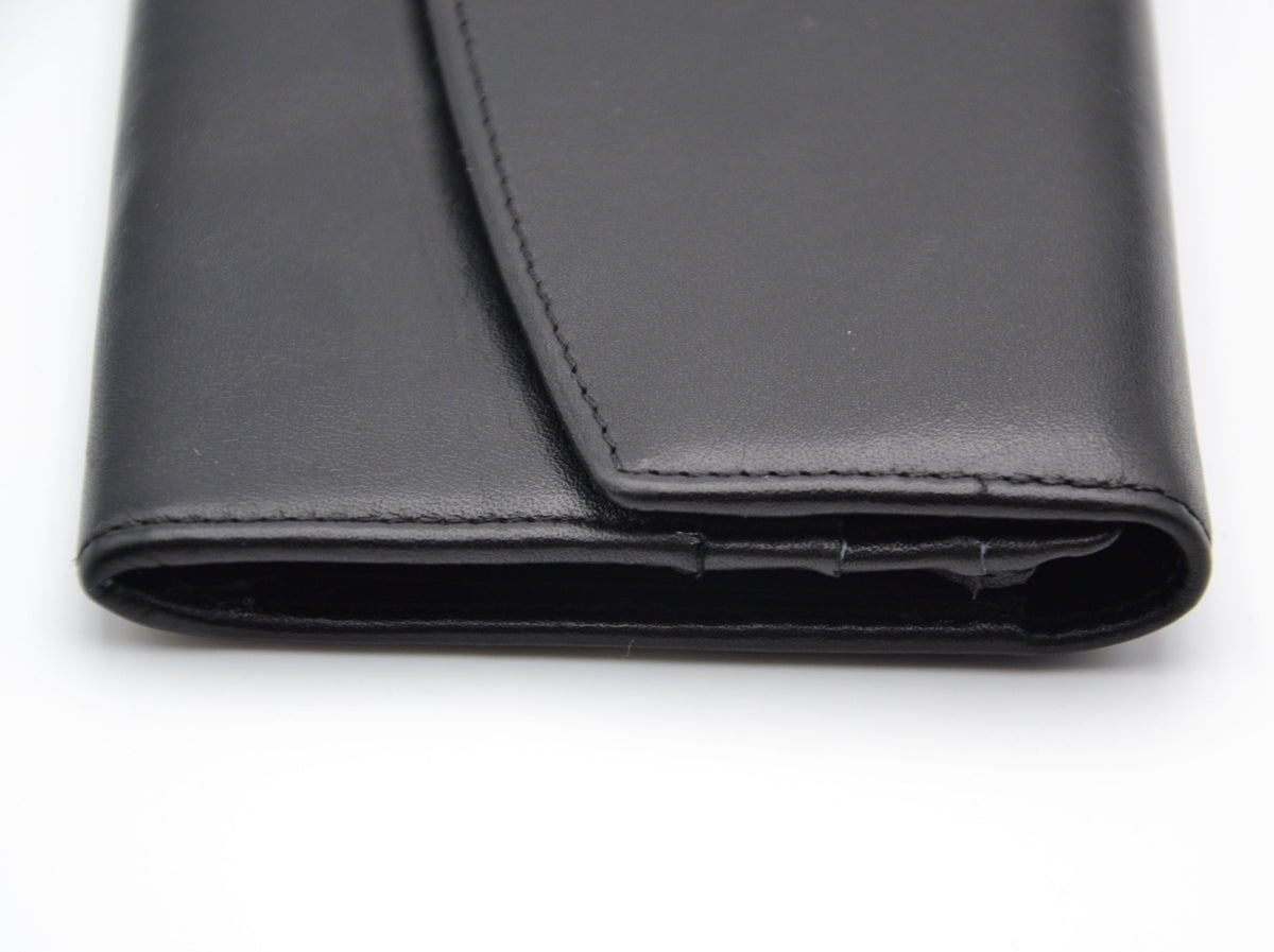 Portefeuille Celine cuir noir