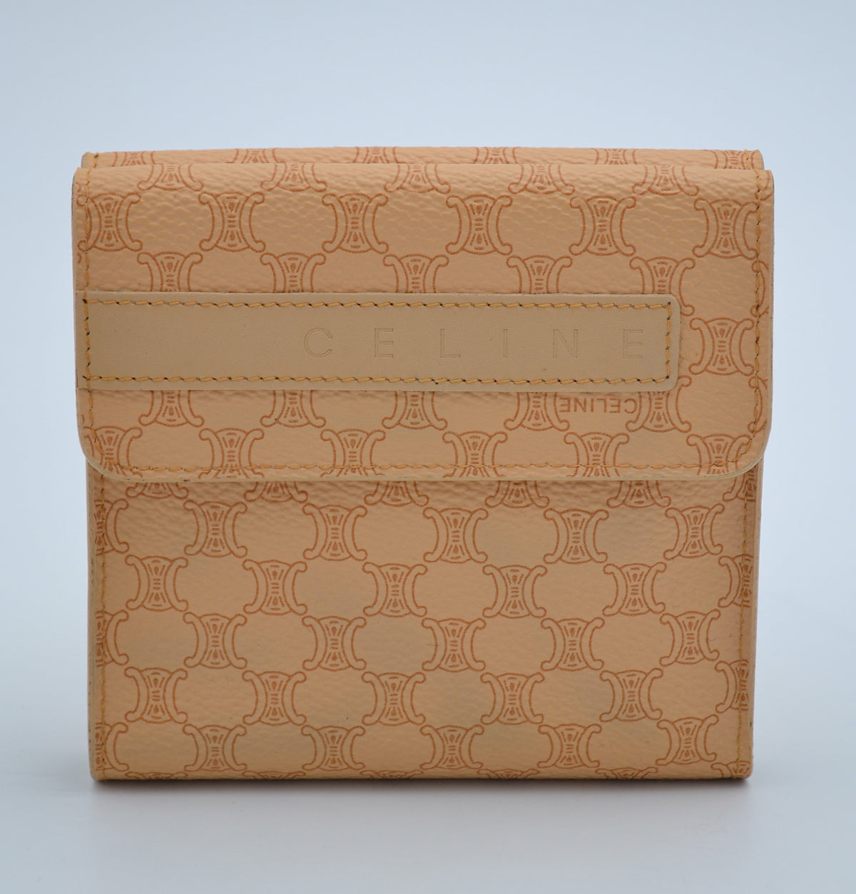 Portefeuille Céline Macadame Beige