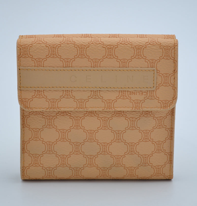 Portefeuille Céline Macadame Beige