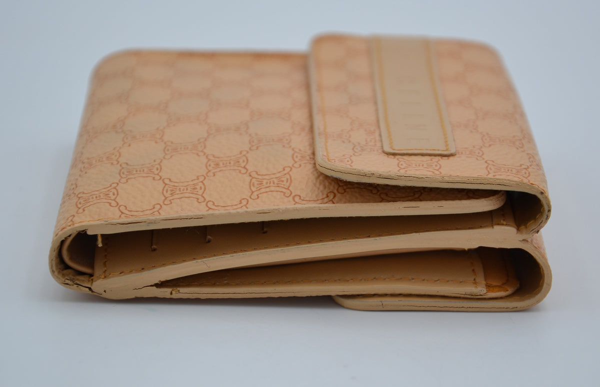 Portefeuille Céline Macadame Beige