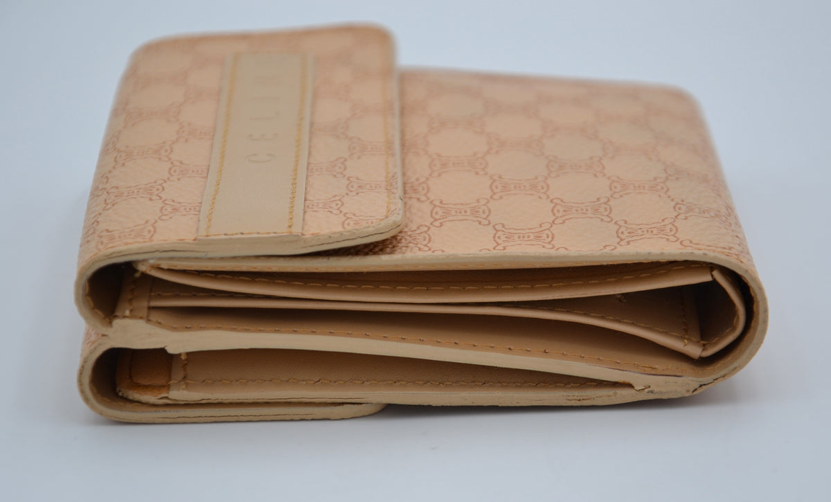 Portefeuille Céline Macadame Beige