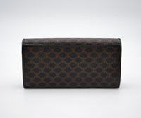 Portefeuille Céline Macadam Noir Vintage