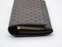 Portefeuille Céline Macadam Noir Vintage