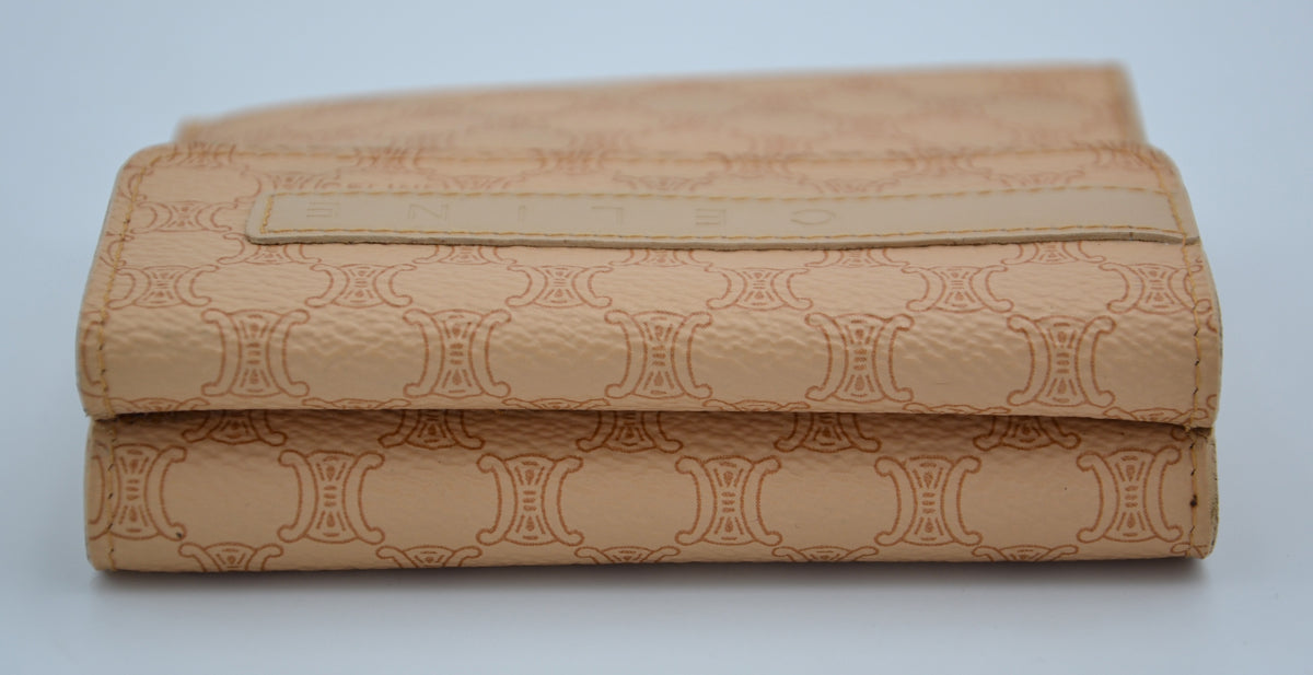 Portefeuille Céline Macadame Beige