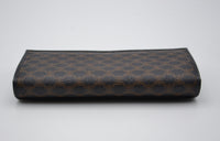 Portefeuille Céline Macadam Noir Vintage
