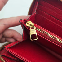 Portefeuille Louis Vuitton Zippy Continental cuir Empreinte