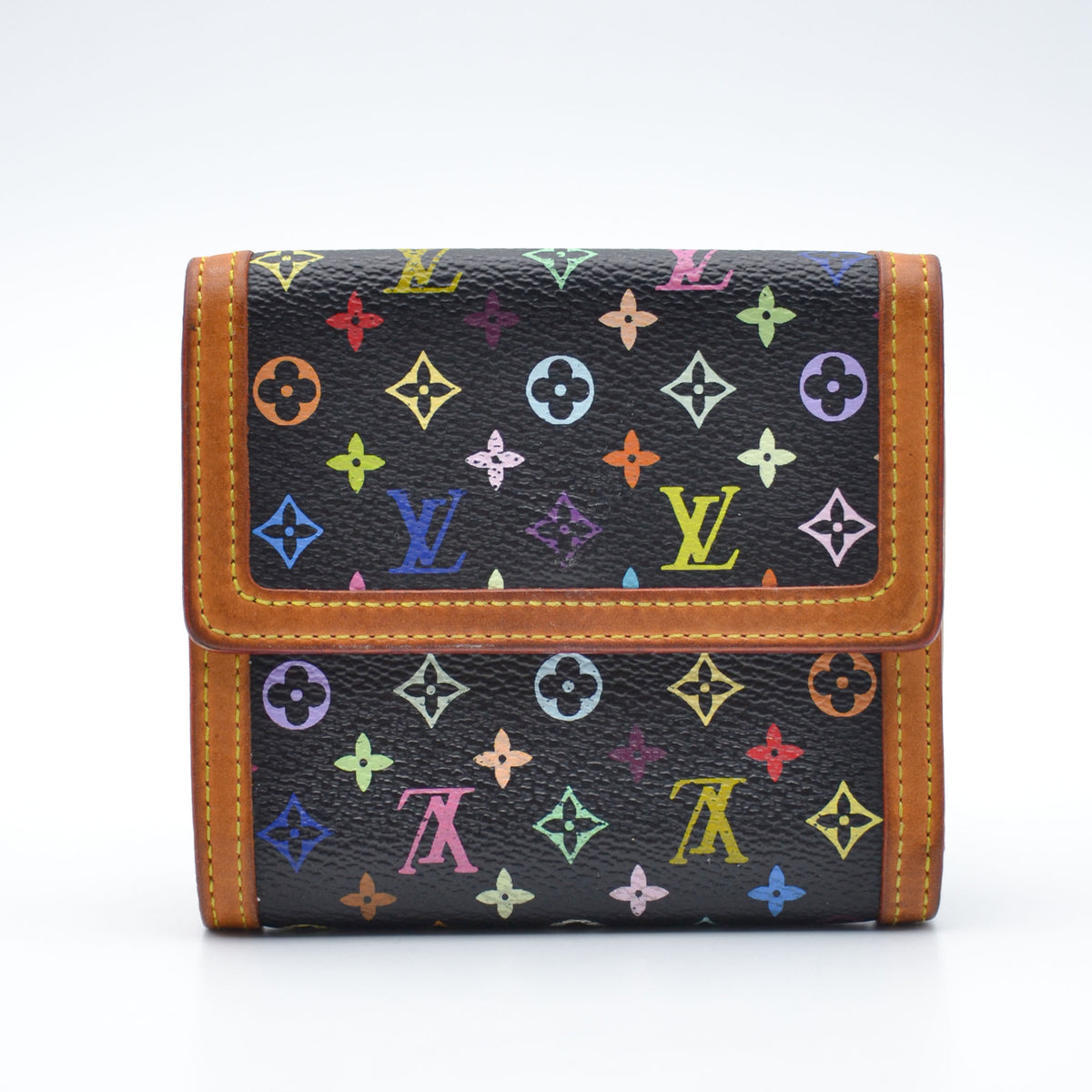 Portefeuille Louis Vuitton Murakami Multicolore noir