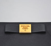 Portefeuille Long Prada En Cuir Saffiano