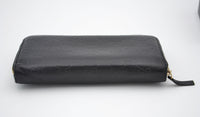 Portefeuille Gucci Zippy Long En Cuir Noir Guccissima