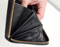 Portefeuille Gucci Zippy Long En Cuir Noir Guccissima