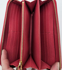 Portefeuille Zippé Prada En Cuir Saffiano