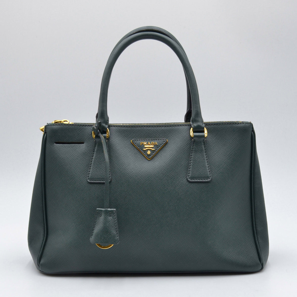 Galleria Small double zip Saffiano