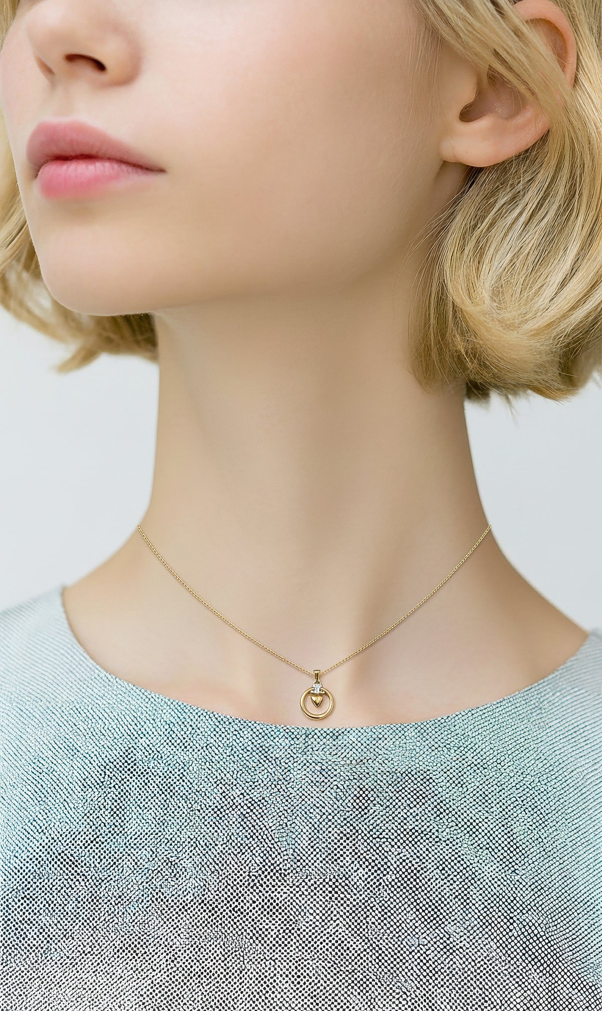 Courrèges Vintage Gold-Plated Necklace