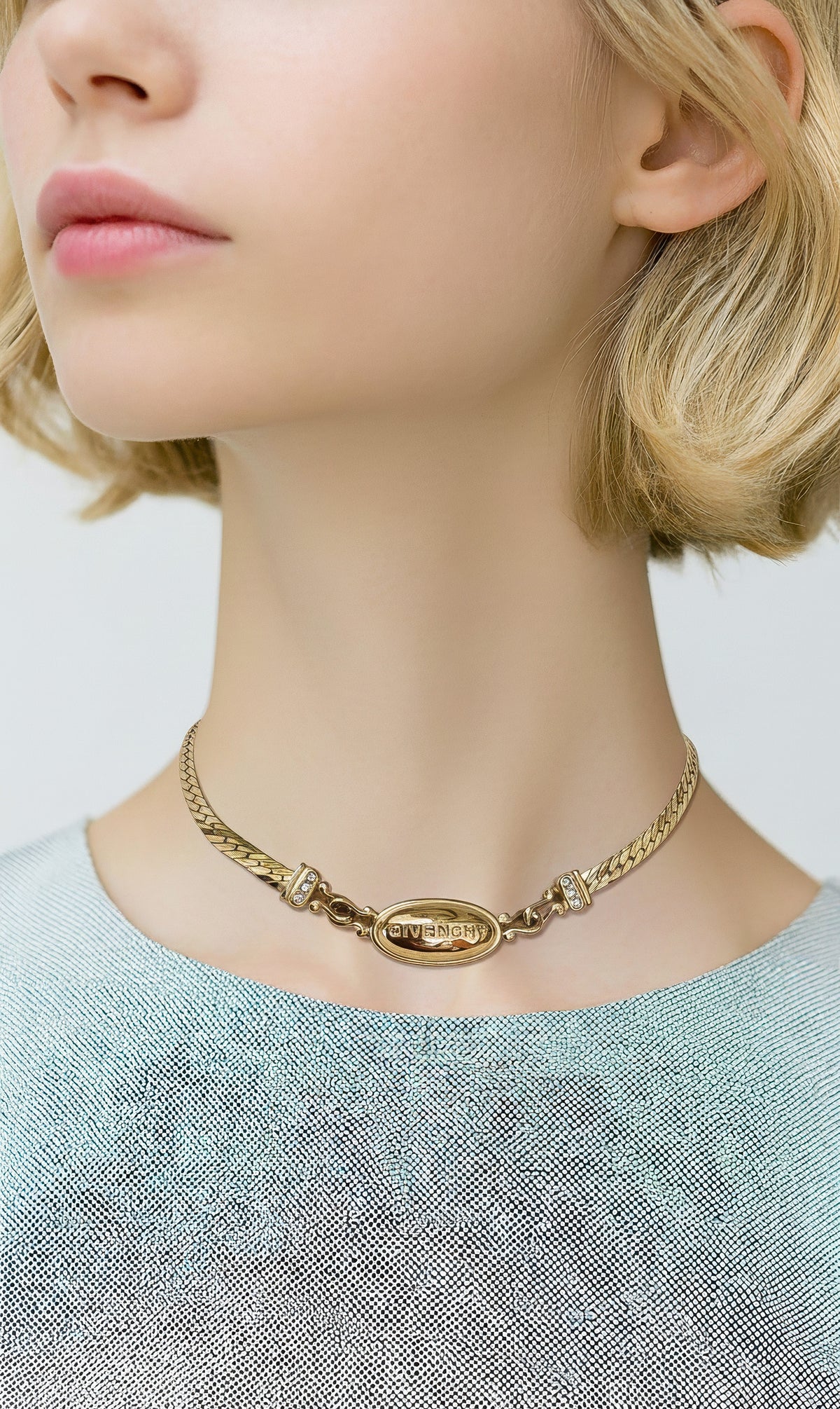 Vintage Givenchy Gold Plated Necklace