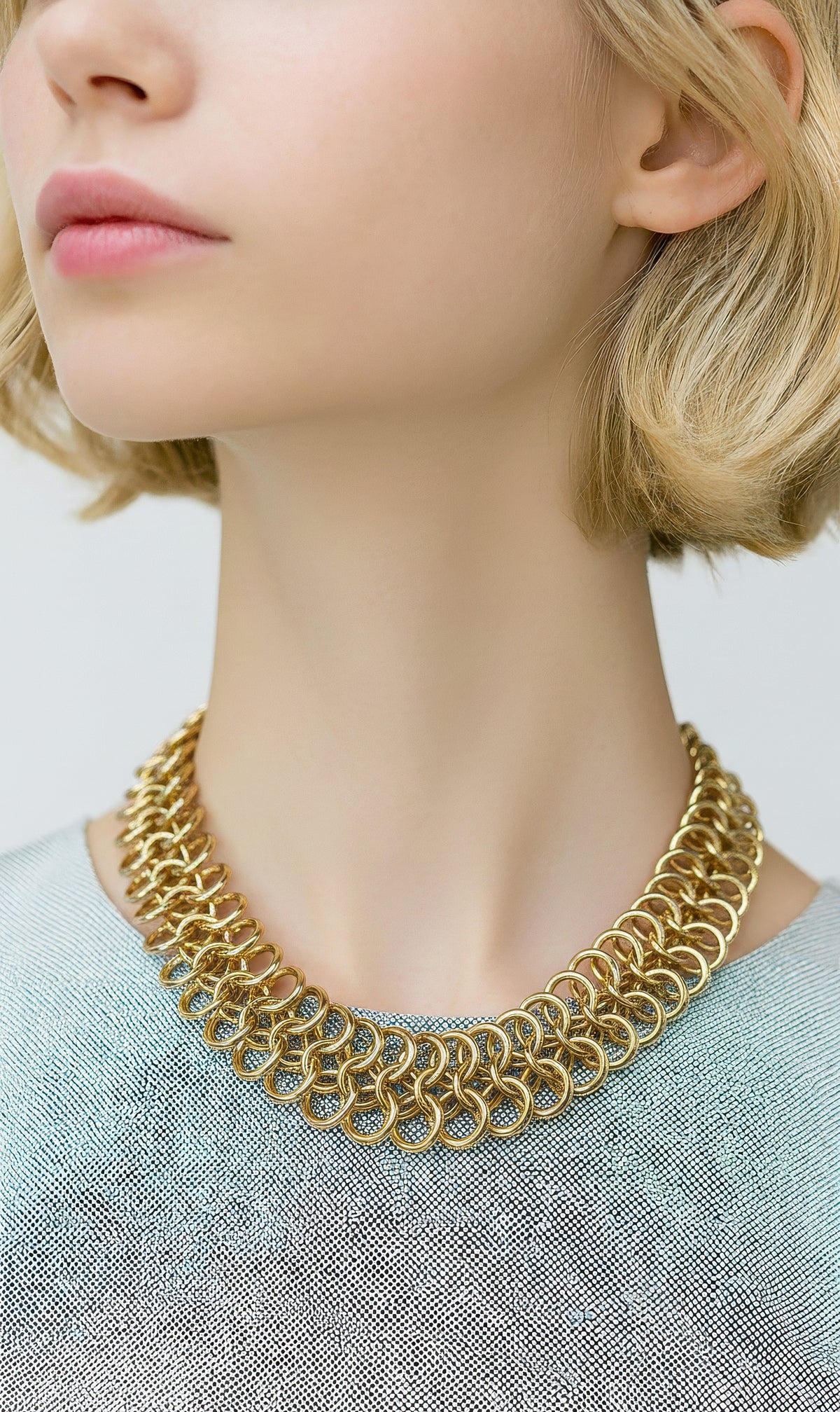 Vintage Dior Gold-Plated Multi Link Necklace