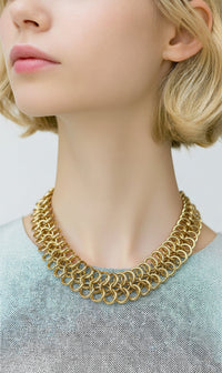 Vintage Dior Gold-Plated Multi Link Necklace