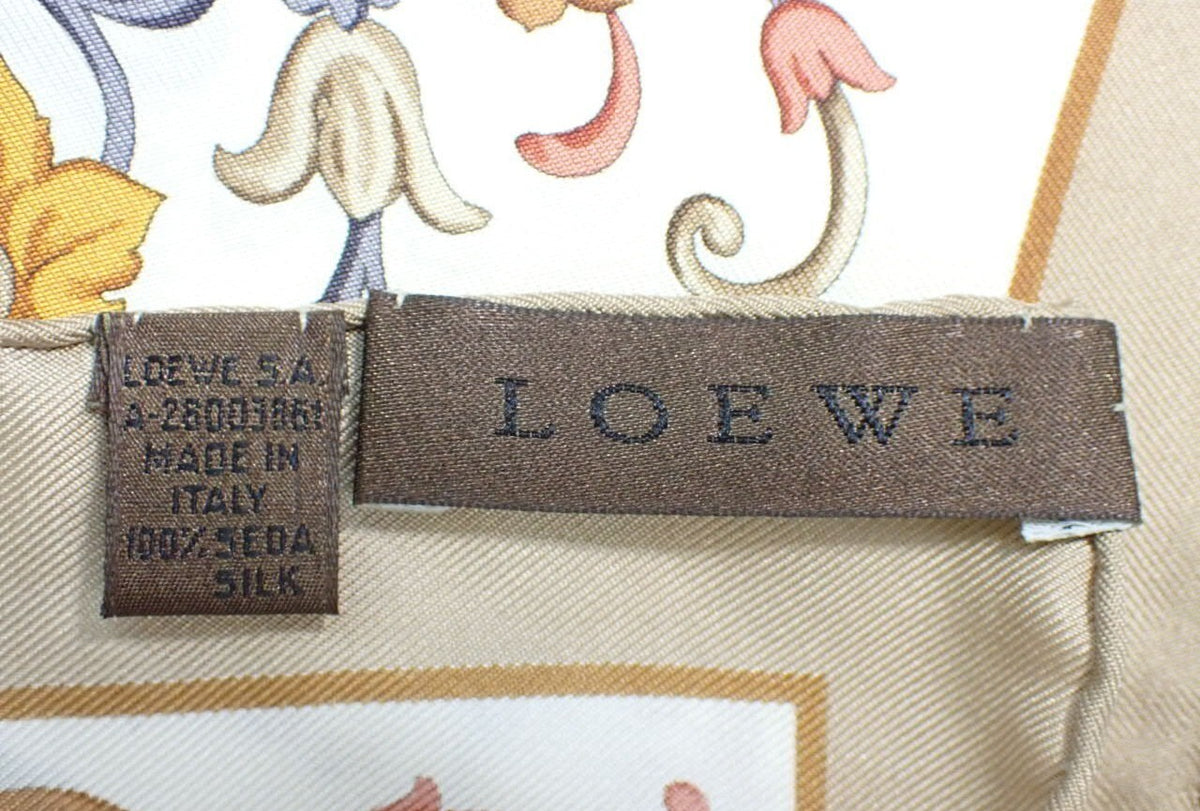 Loewe Vintage Silk Scarf