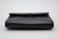 Pochette Dior cuir grainé noir vintage
