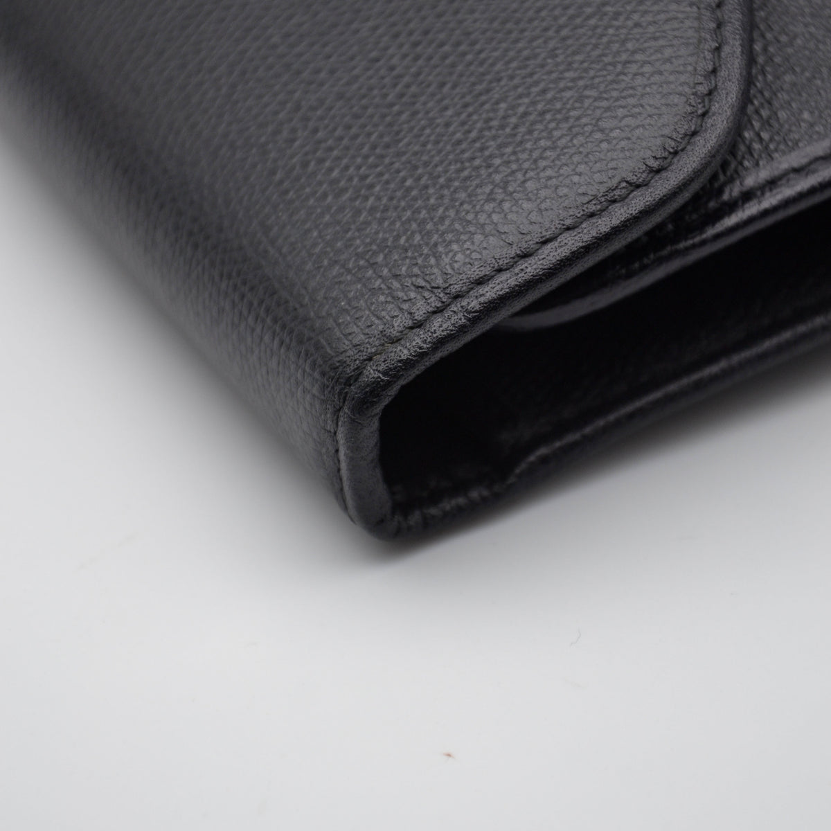 Pochette Dior cuir grainé noir vintage
