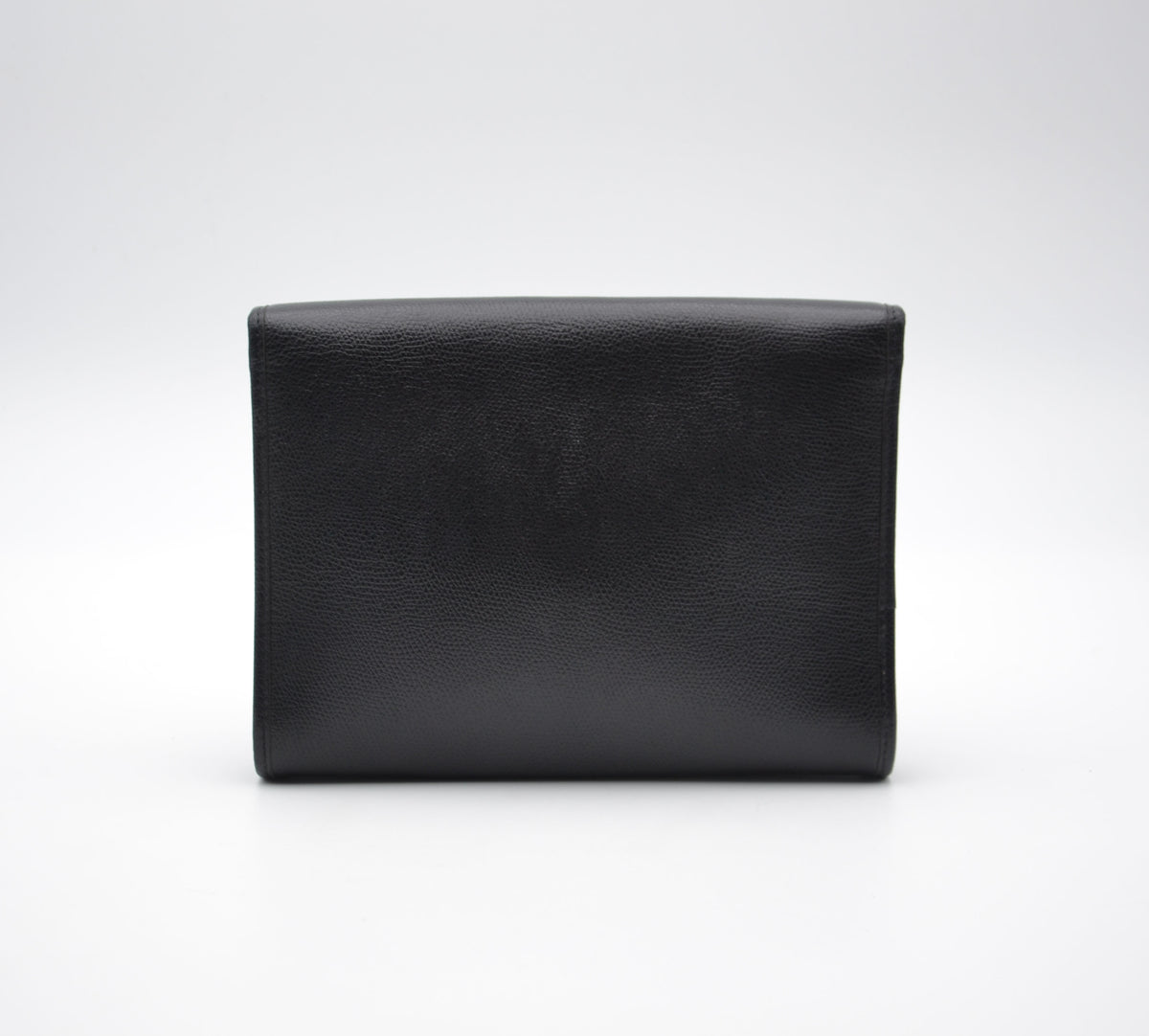 Pochette Dior cuir grainé noir vintage