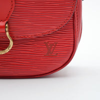 Louis Vuitton Saint Cloud PM Cuir Épi Rouge