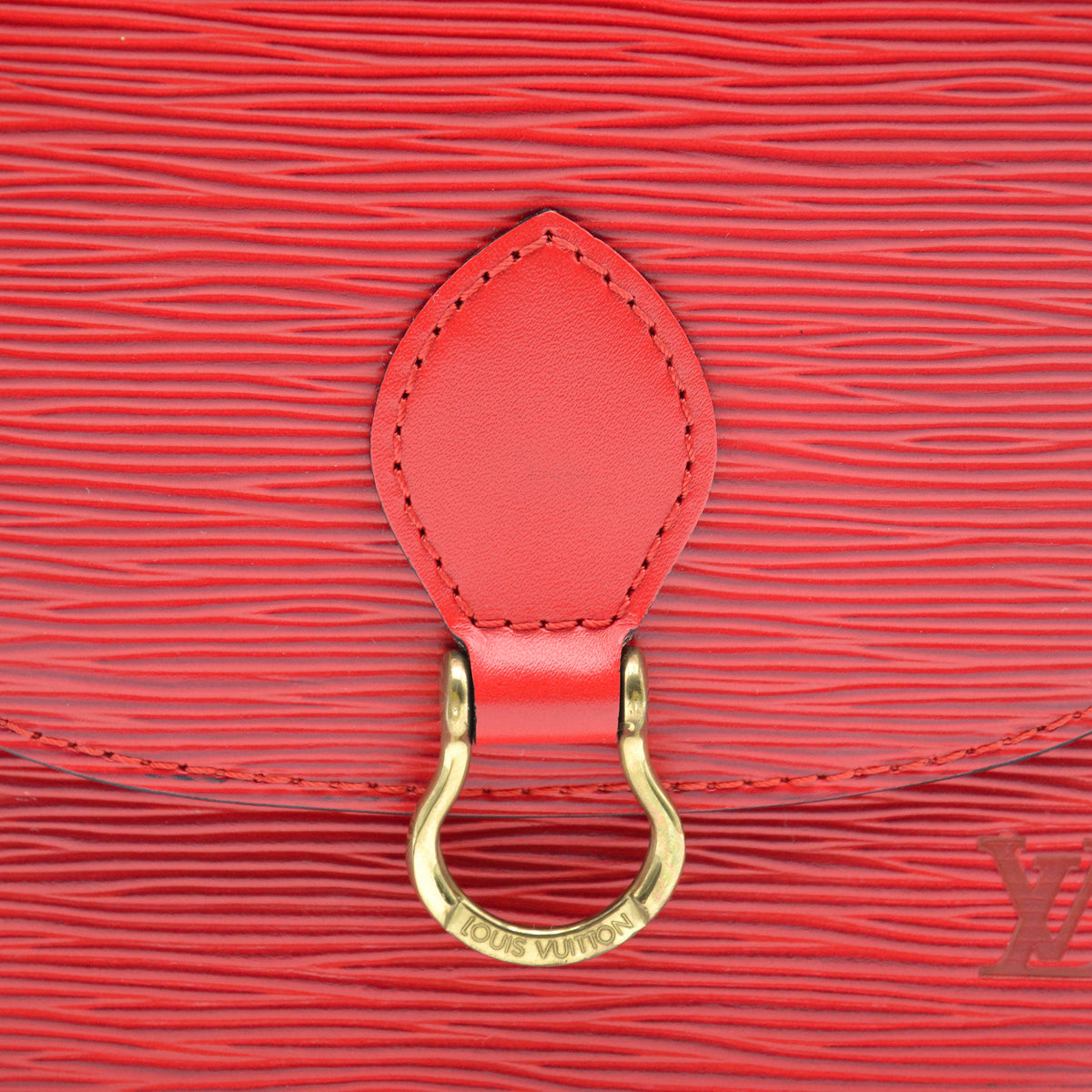 Louis Vuitton Saint Cloud PM Cuir Épi Rouge