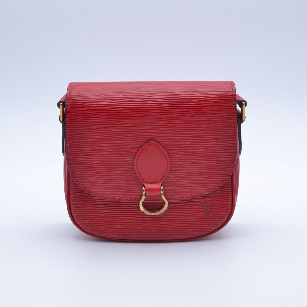 Louis Vuitton Saint Cloud PM Cuir Épi Rouge