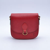 Louis Vuitton Saint Cloud PM Cuir Épi Rouge