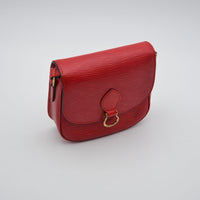 Louis Vuitton Saint Cloud PM Cuir Épi Rouge