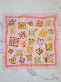 Hermès Carré 90 "La mécanique des idées " Silk Scarf