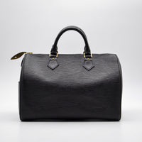 Louis Vuitton Speedy 30 Épi Noir