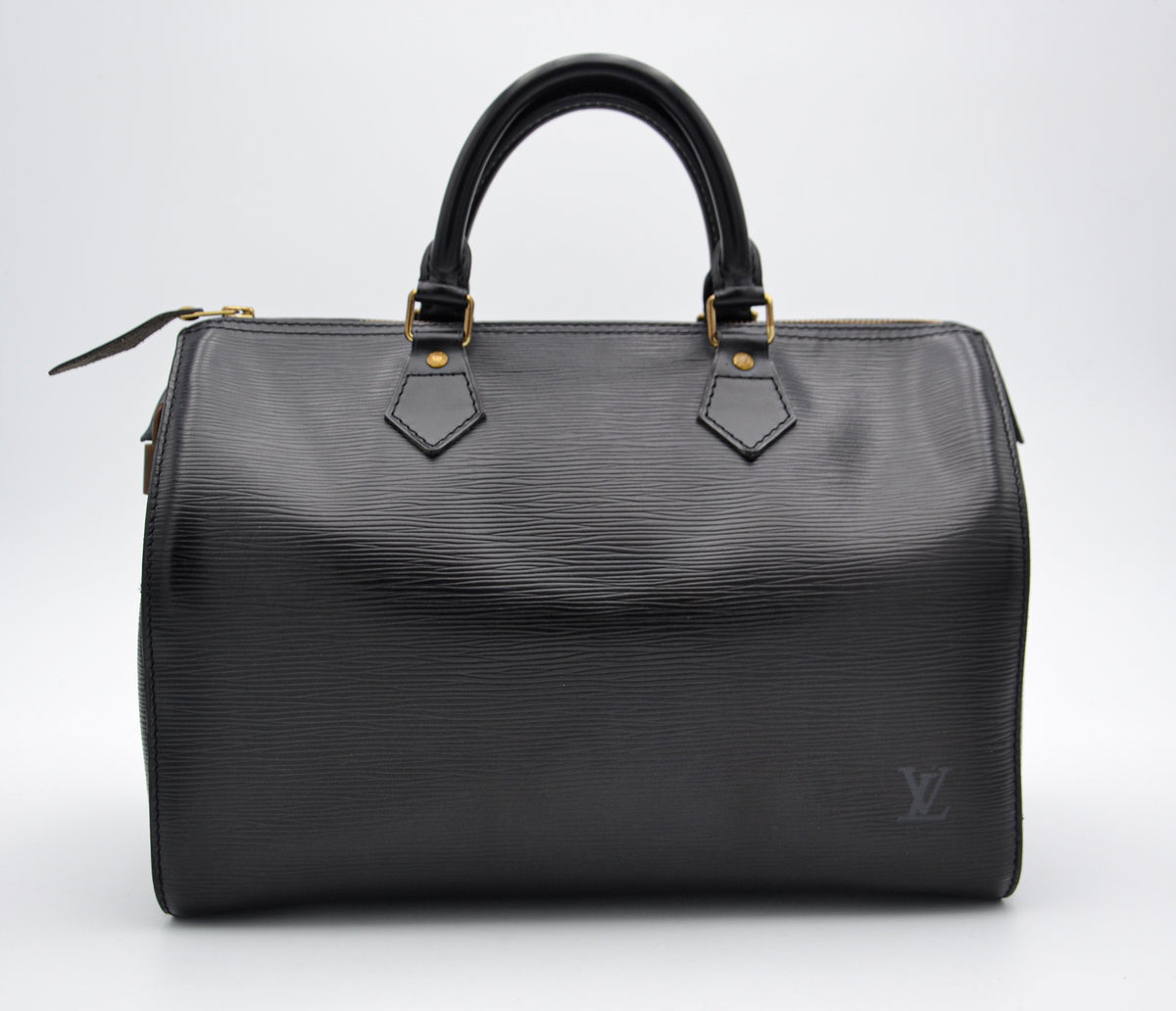 Sac Louis Vuitton Speedy 35 Cuir Epi Noir