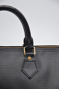 Sac Louis Vuitton Speedy 35 Cuir Epi Noir