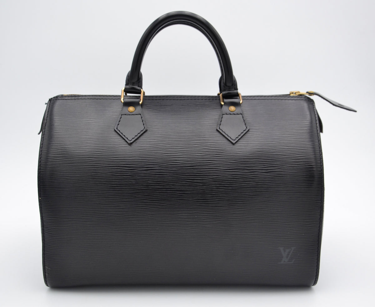 Sac Louis Vuitton Speedy 35 Cuir Epi Noir
