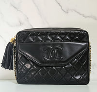 Vintage Chanel Camera Bag in Quilted Lambskin (2013-2014)