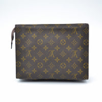 Pochette toilette Louis Vuitton 26 toile Monogram