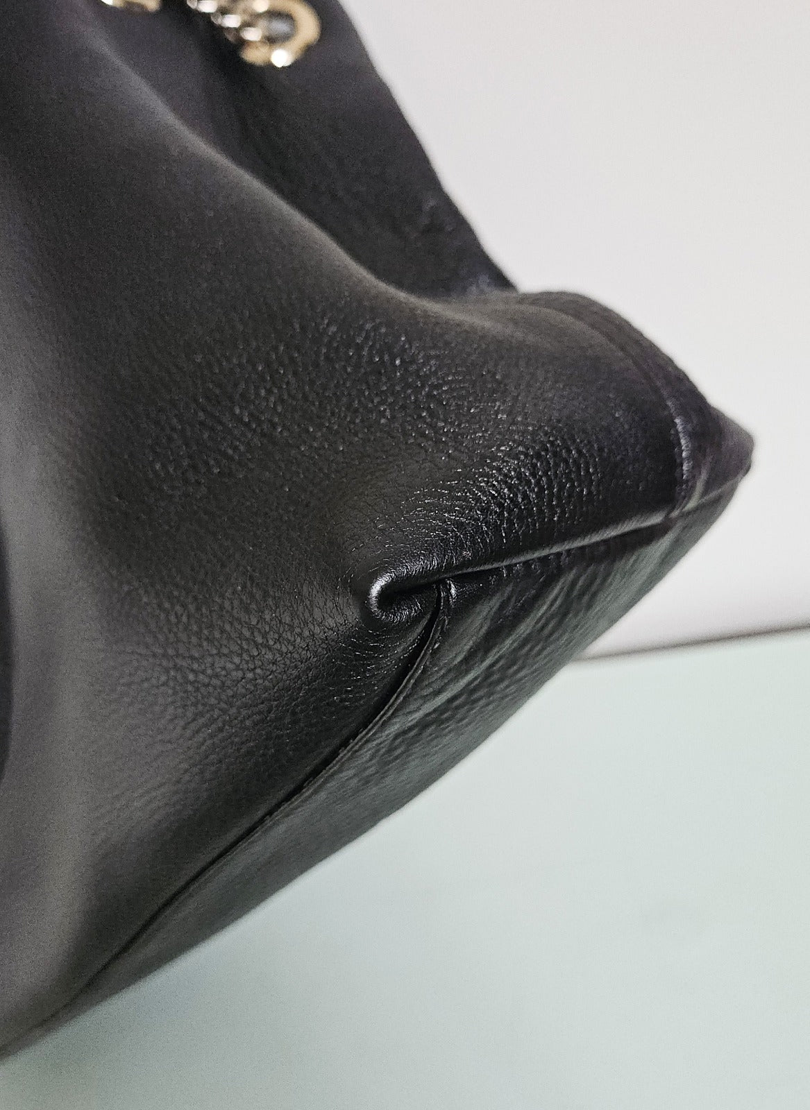 Sac à bandoulière en cuir noir Gucci Soho
