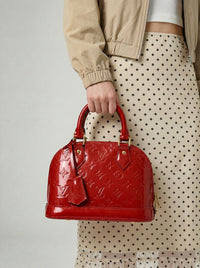 Sac Louis Vuitton Alma BB Vernis Rouge