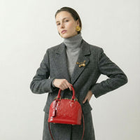 Sac Louis Vuitton Alma BB Vernis Rouge