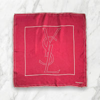 Petit Foulard Yves Saint Laurent Vintage en Soie