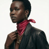 Petit Foulard Yves Saint Laurent Vintage en Soie