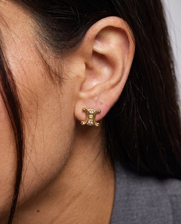 Puces d'oreilles Triomphe Céline vintage