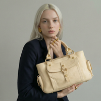 Sac Céline Boogie en Cuir Beige
