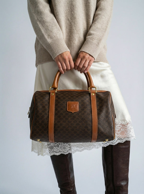 Sac Boston Céline Macadam vintage