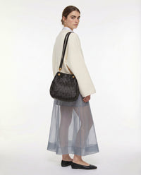 Sac Bottega Veneta Intrecciato noir vintage